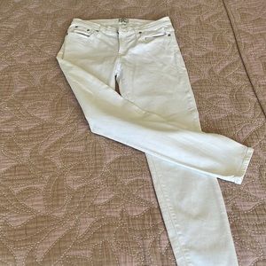 J-Crew White skinny jeans